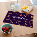 Personalised Reindeer Pattern Placemat