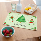 Personalised Playful Elves Placemat