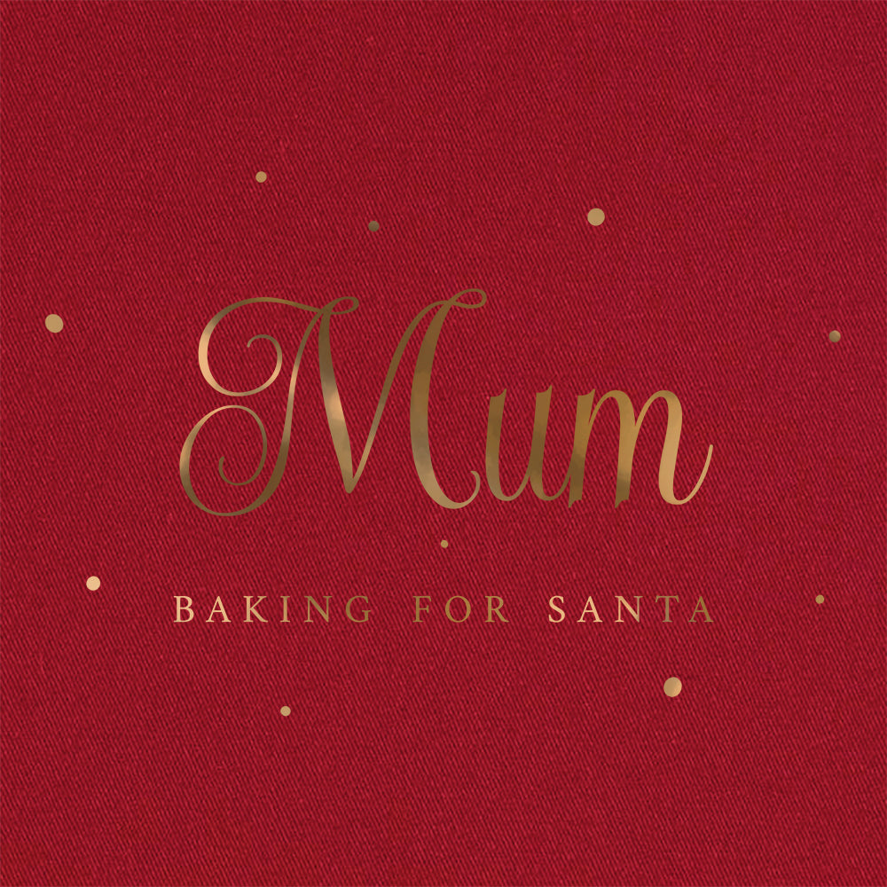 Personalised Baking for Santa Christmas Apron