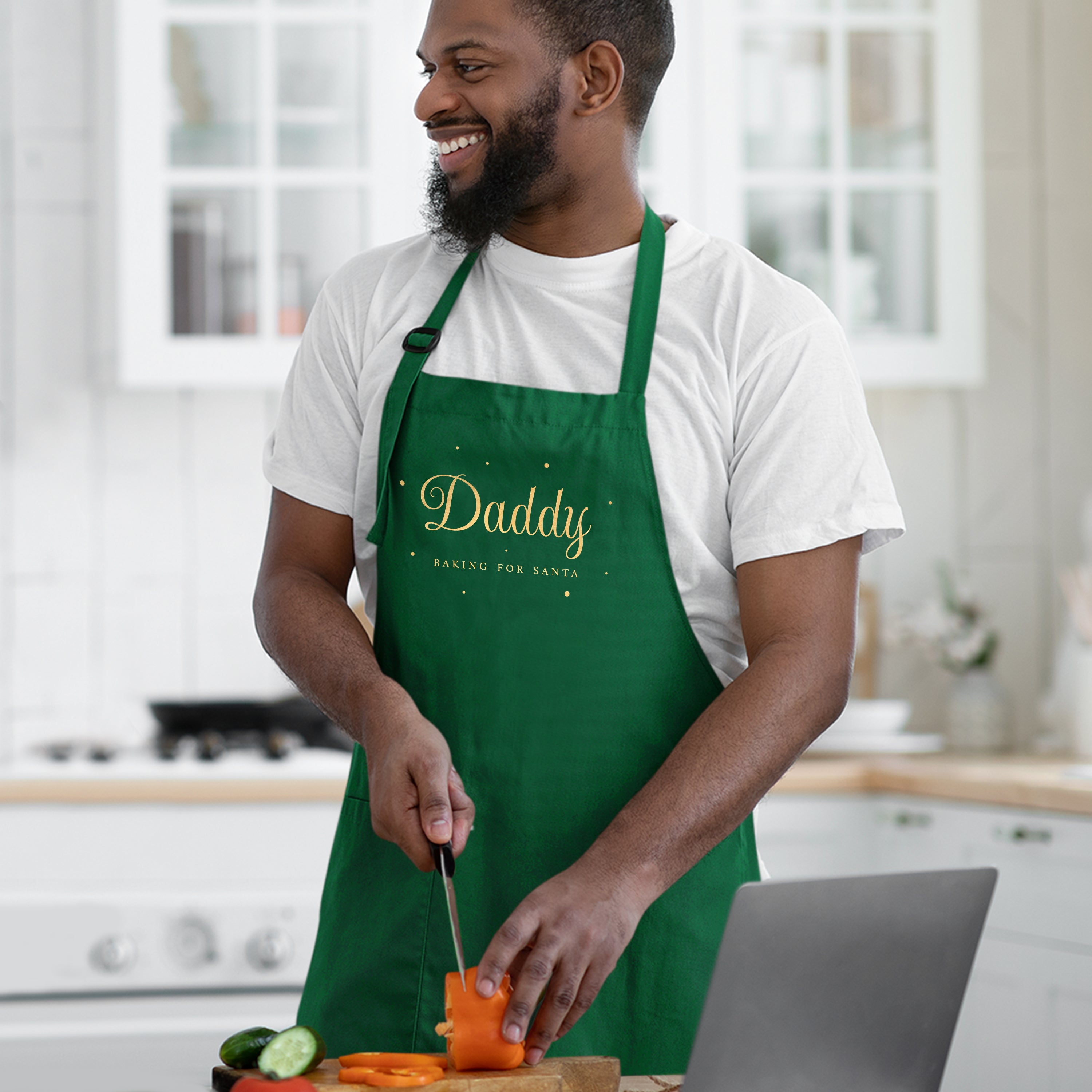 Personalised Baking for Santa Christmas Apron