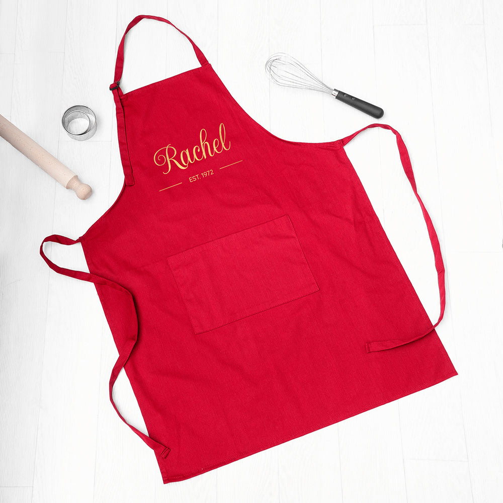 Personalised Birthday Est. Apron