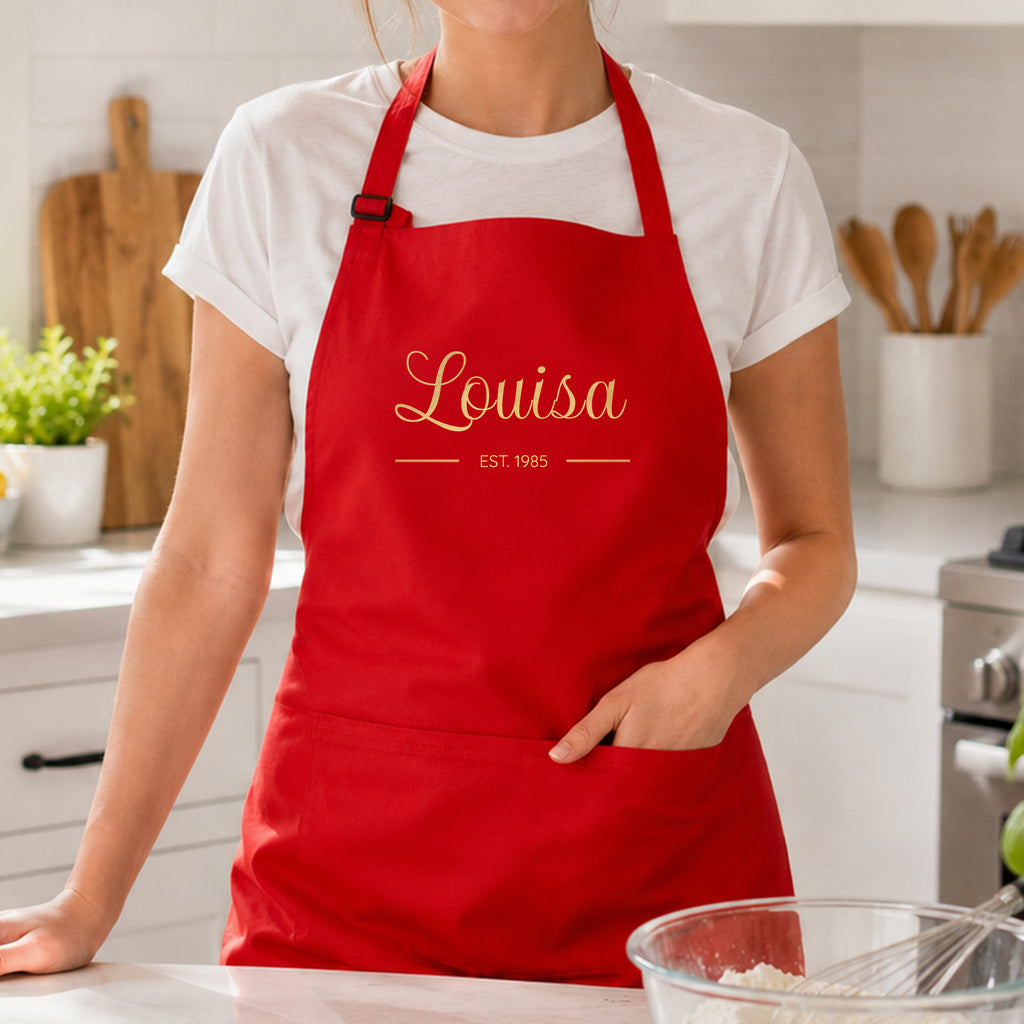 Personalised Birthday Est. Apron