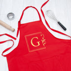 Personalised Classy Initial Apron