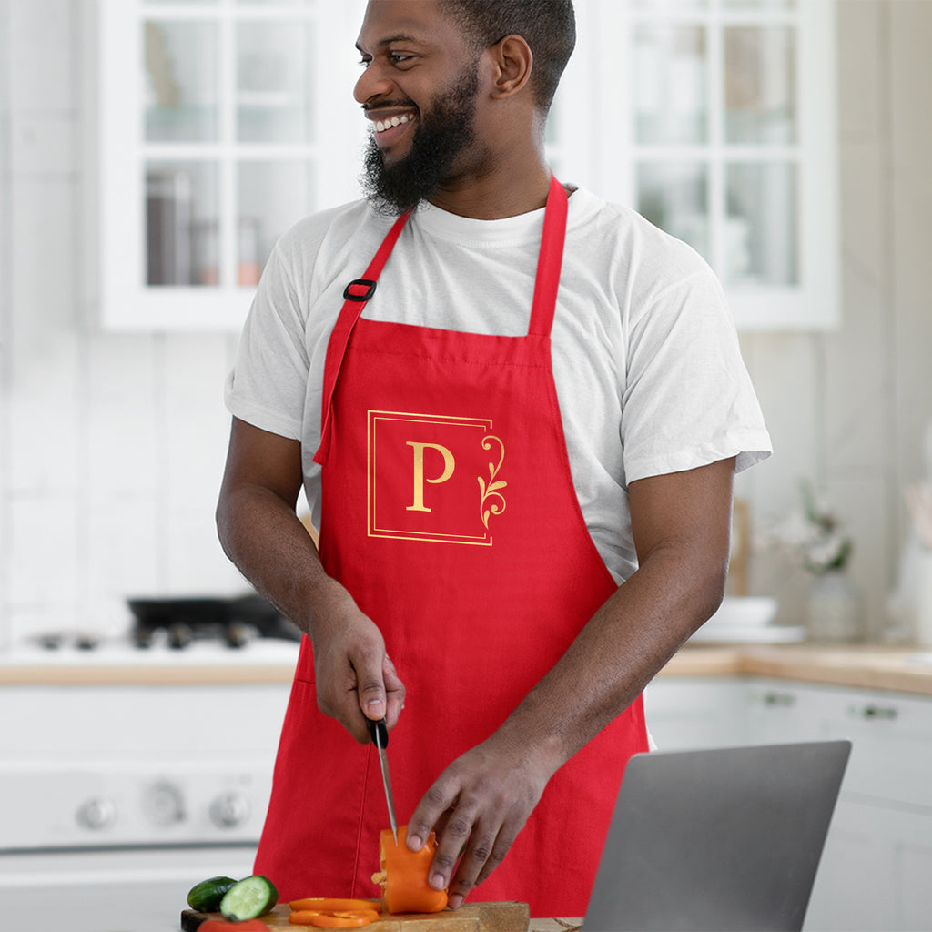 Personalised Classy Initial Apron