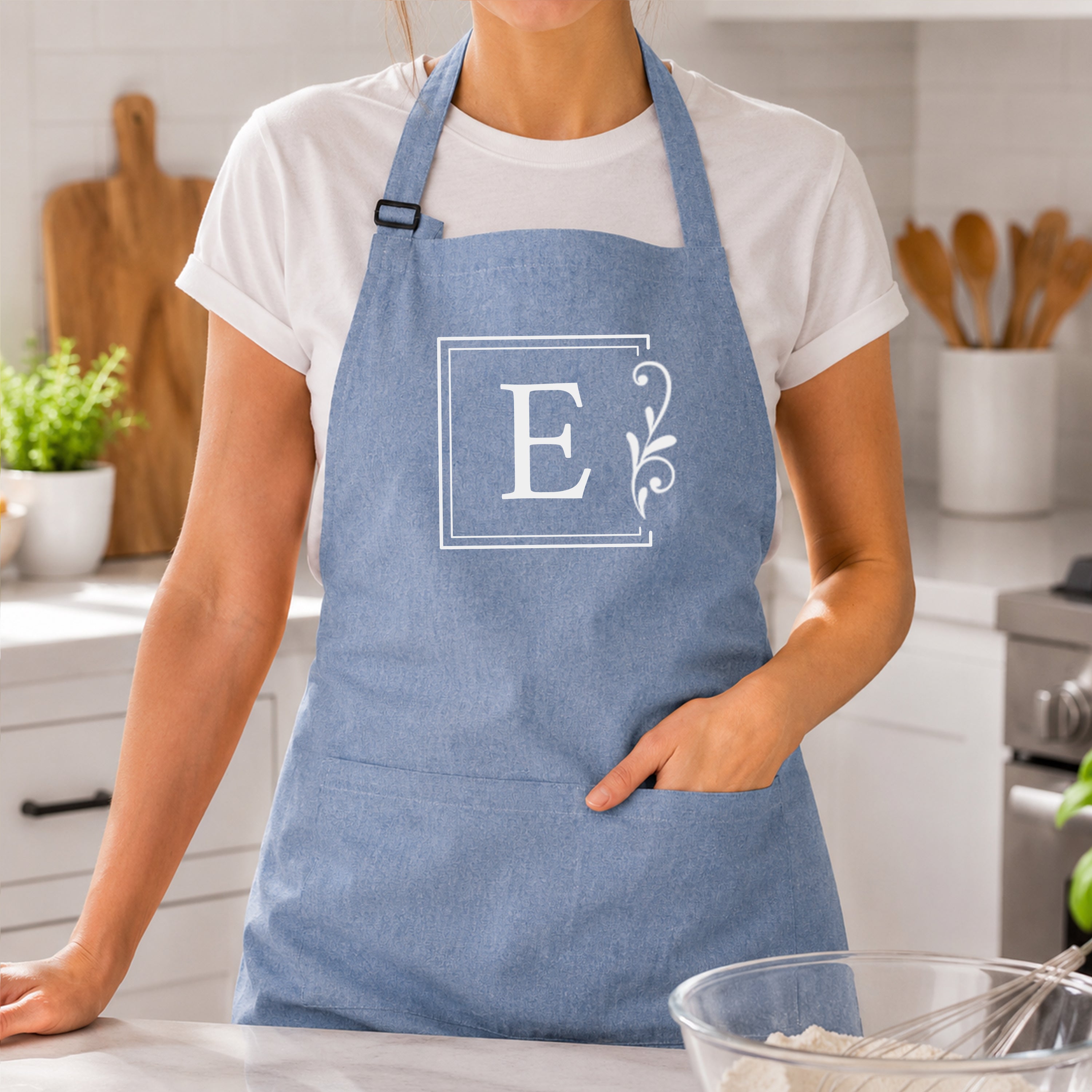 Personalised Classy Initial Apron