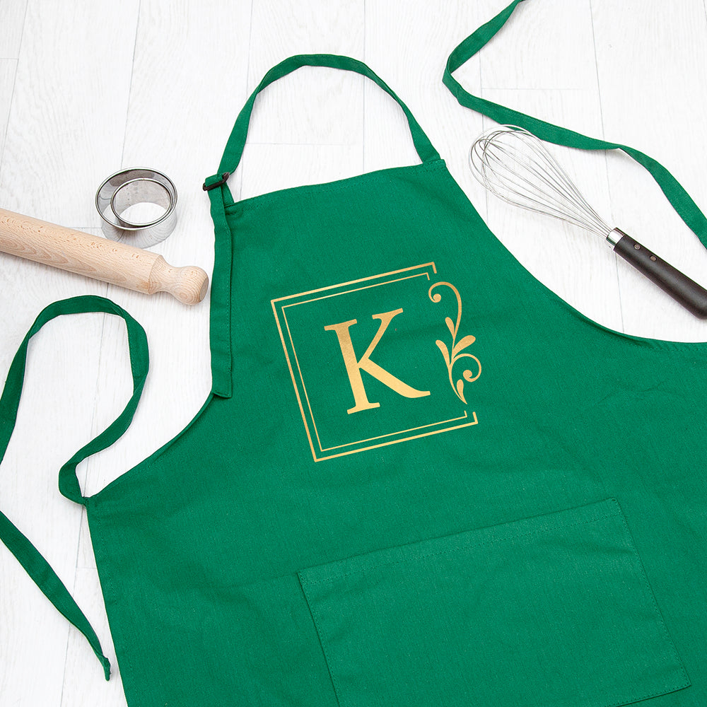 Personalised Classy Initial Apron