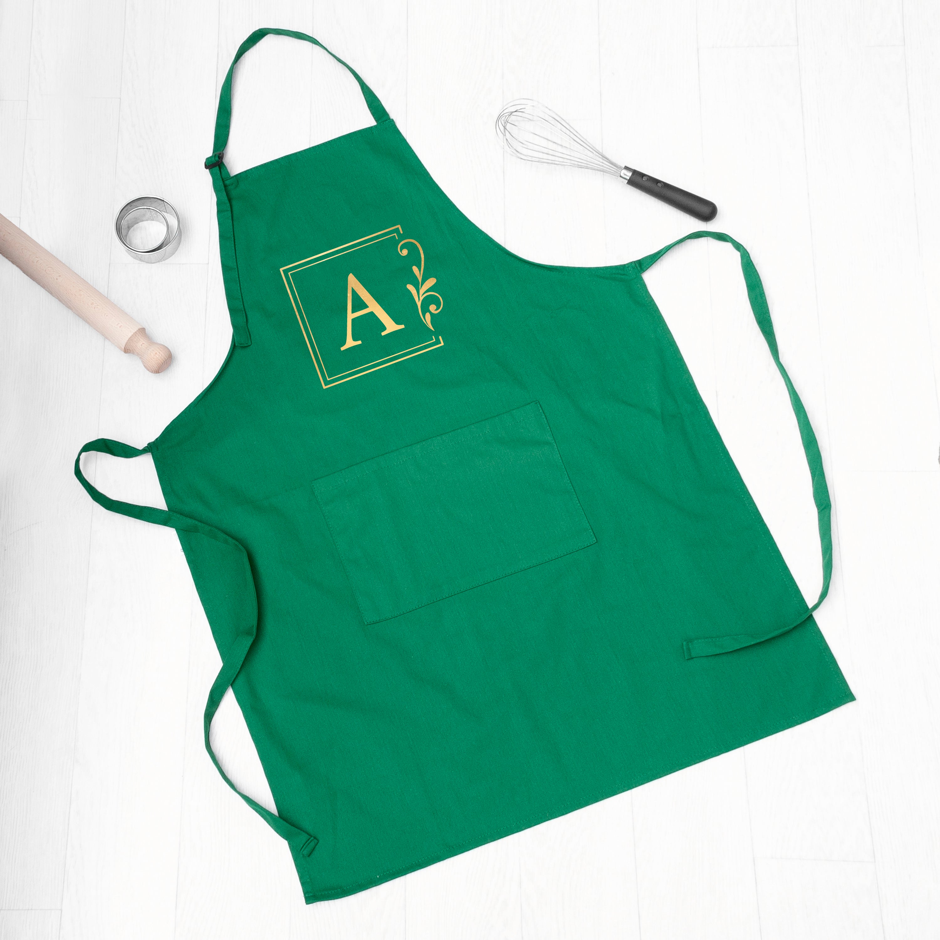 Personalised Classy Initial Apron