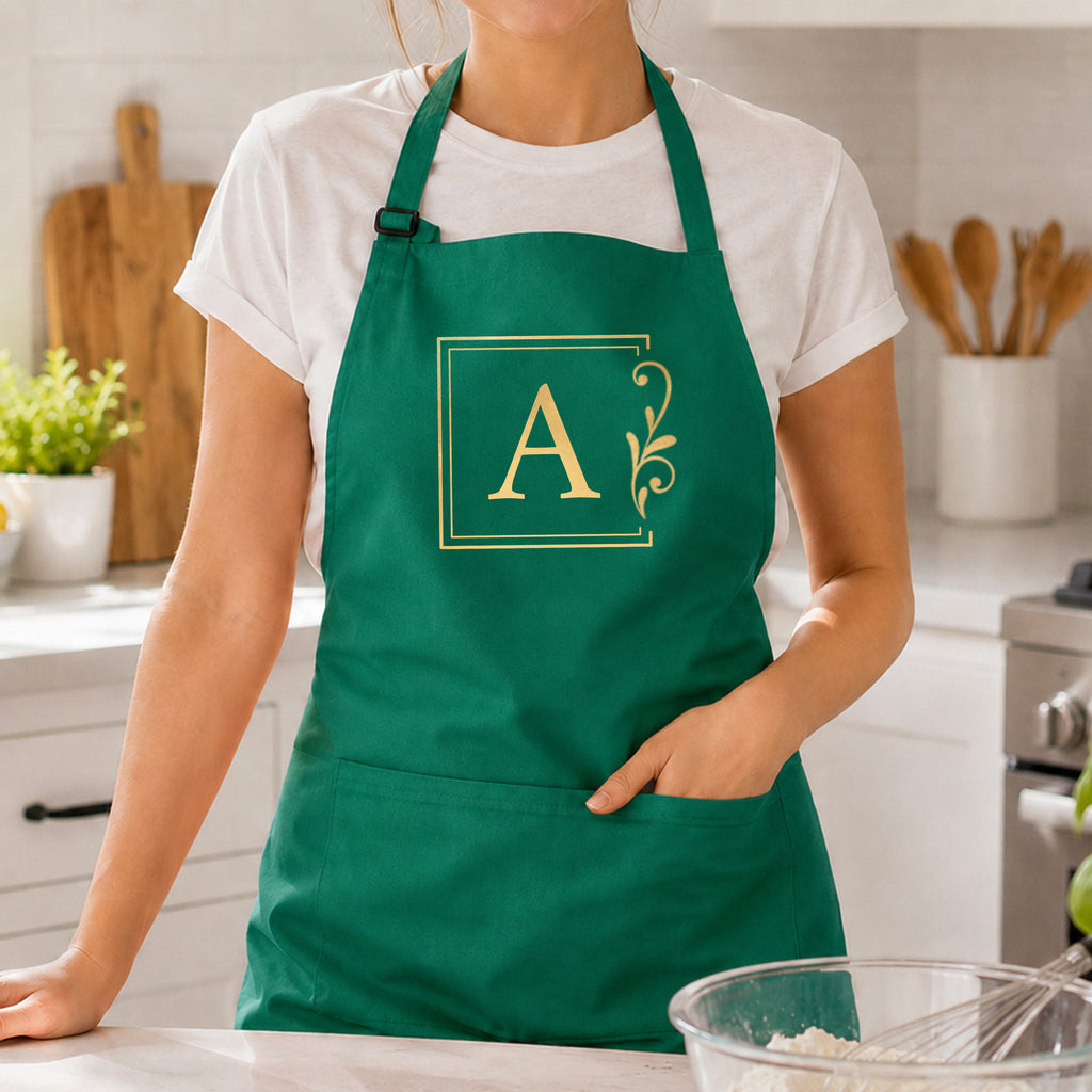 Personalised Classy Initial Apron