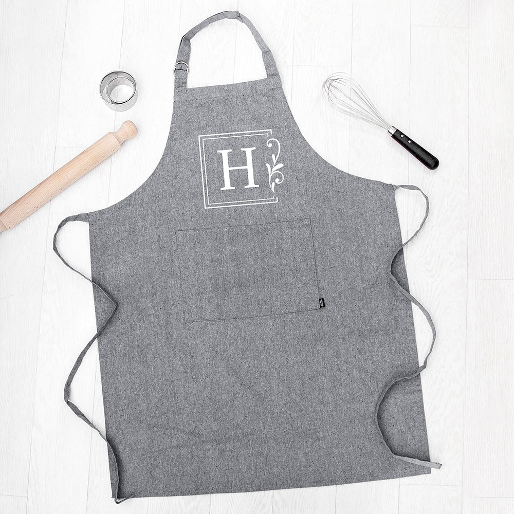 Personalised Classy Initial Apron