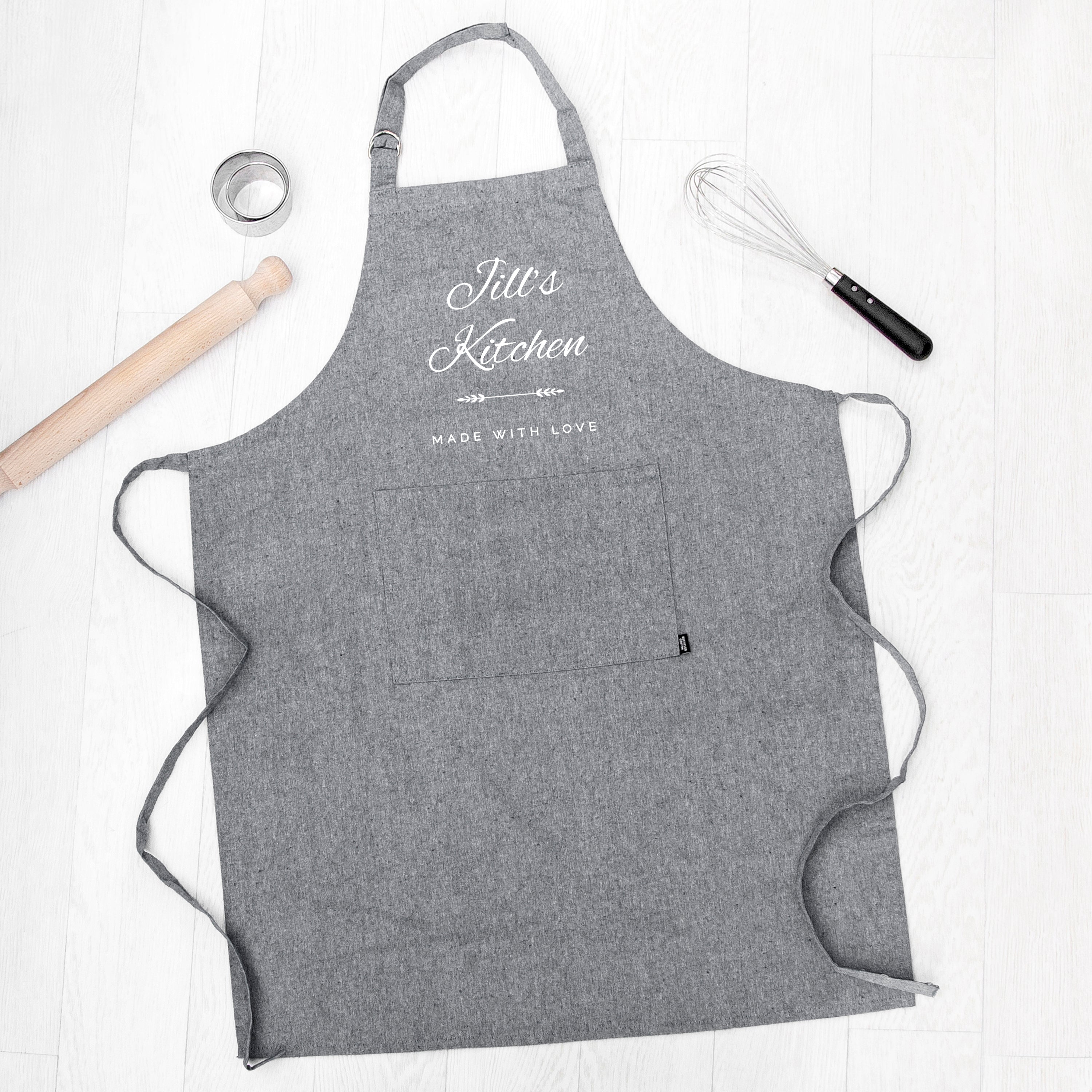 Personalised Made with Love Apron