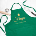 Personalised Contemporary Queen of the Kitchen Apron