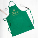 Personalised Contemporary Queen of the Kitchen Apron