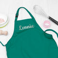 Personalised Children's Green Waterproof Apron