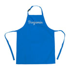 Personalised Children's Blue Waterproof Apron