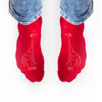 Personalised Kissing Giraffe Socks