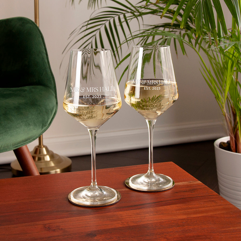 Personalised Special Date Wine Glass