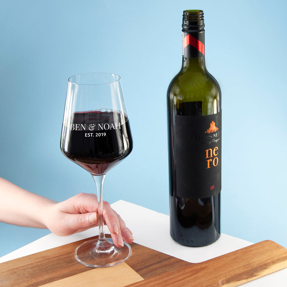 Personalised Special Date Wine Glass