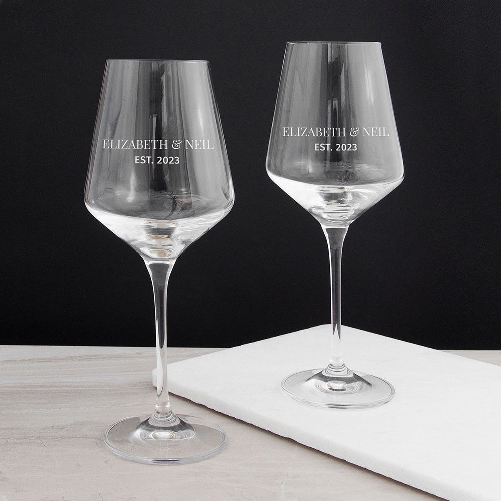 Personalised Special Date Wine Glass
