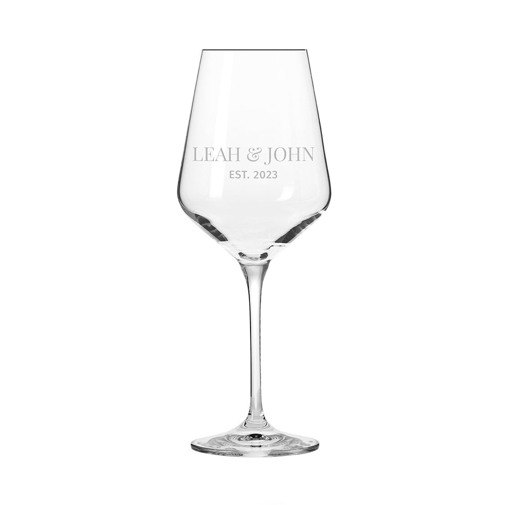 Personalised Special Date Wine Glass