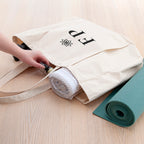 Monogrammed Organic Yoga Tote Bag