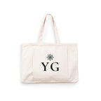 Monogrammed Organic Yoga Tote Bag