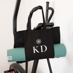 Monogrammed Organic Yoga Tote Bag