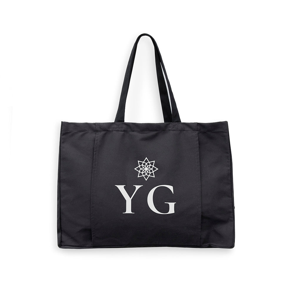 Monogrammed Organic Yoga Tote Bag