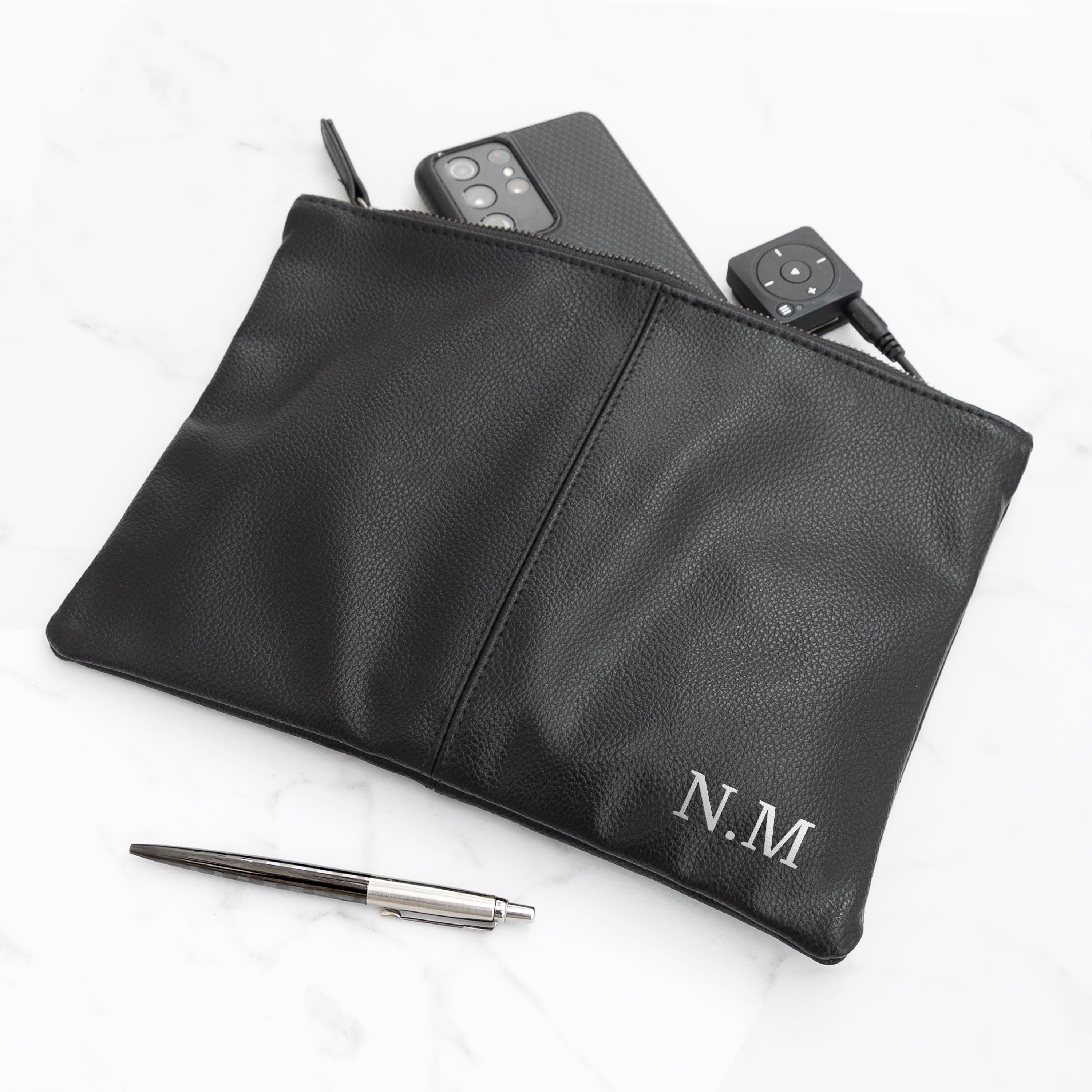 Monogrammed Accessory Pouch