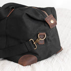 Monogrammed Luxury Waxed Canvas Holdall