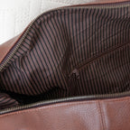 Monogrammed Vegan Leather Weekender Holdall