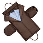 Monogrammed Vegan Leather Business Garment Bag