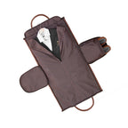 Monogrammed Vegan Leather Business Garment Bag