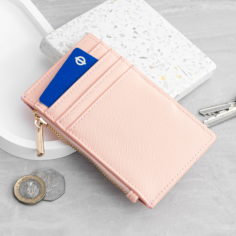 Personalised Sleek Vegan Leather Cardholder