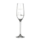 Personalised Petit Champagne Flute with Swarovski Crystals