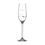 Personalised Petit Champagne Flute with Swarovski Crystals