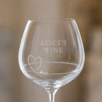 Personalised Petit Gin Glass with Swarovski Crystals