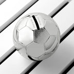 Personalised Silver Plated Football Money Box