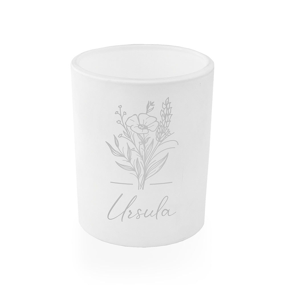 Personalised Bouquet Candle Holder