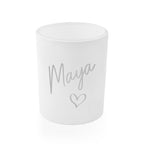 Personalised Heart Candle Holder