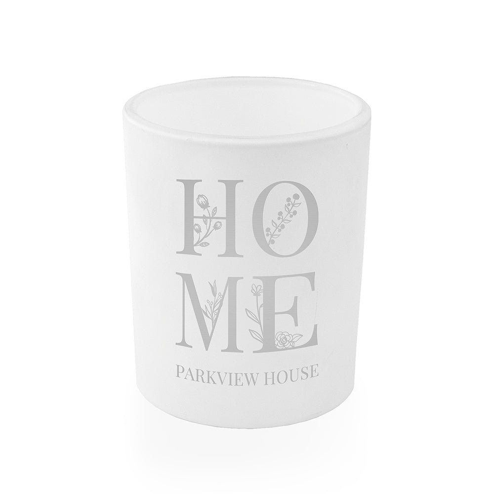 Personalised Home Candle Holder