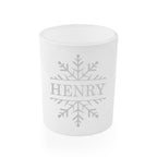 Personalised Snowflake Candle Holder