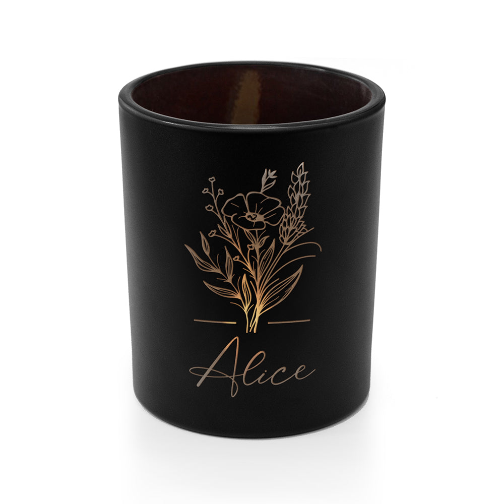 Personalised Bouquet Candle Holder