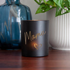 Personalised Heart Candle Holder