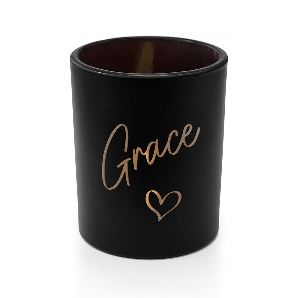 Personalised Heart Candle Holder