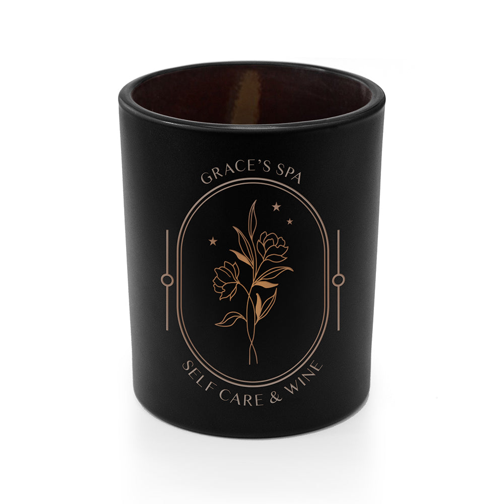 Personalised Floral Frame Candle Holder