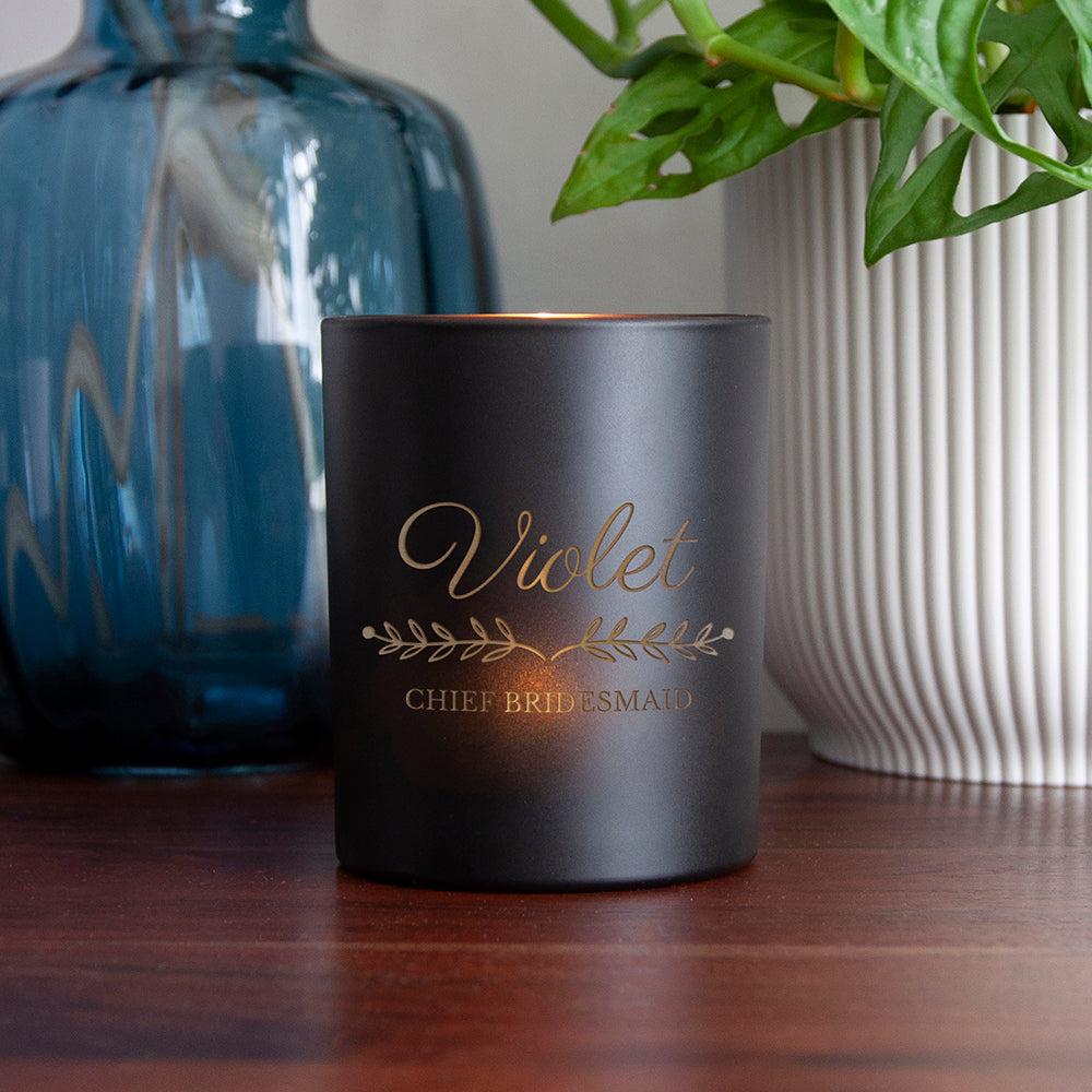 Personalised Wedding Party Candle Holder