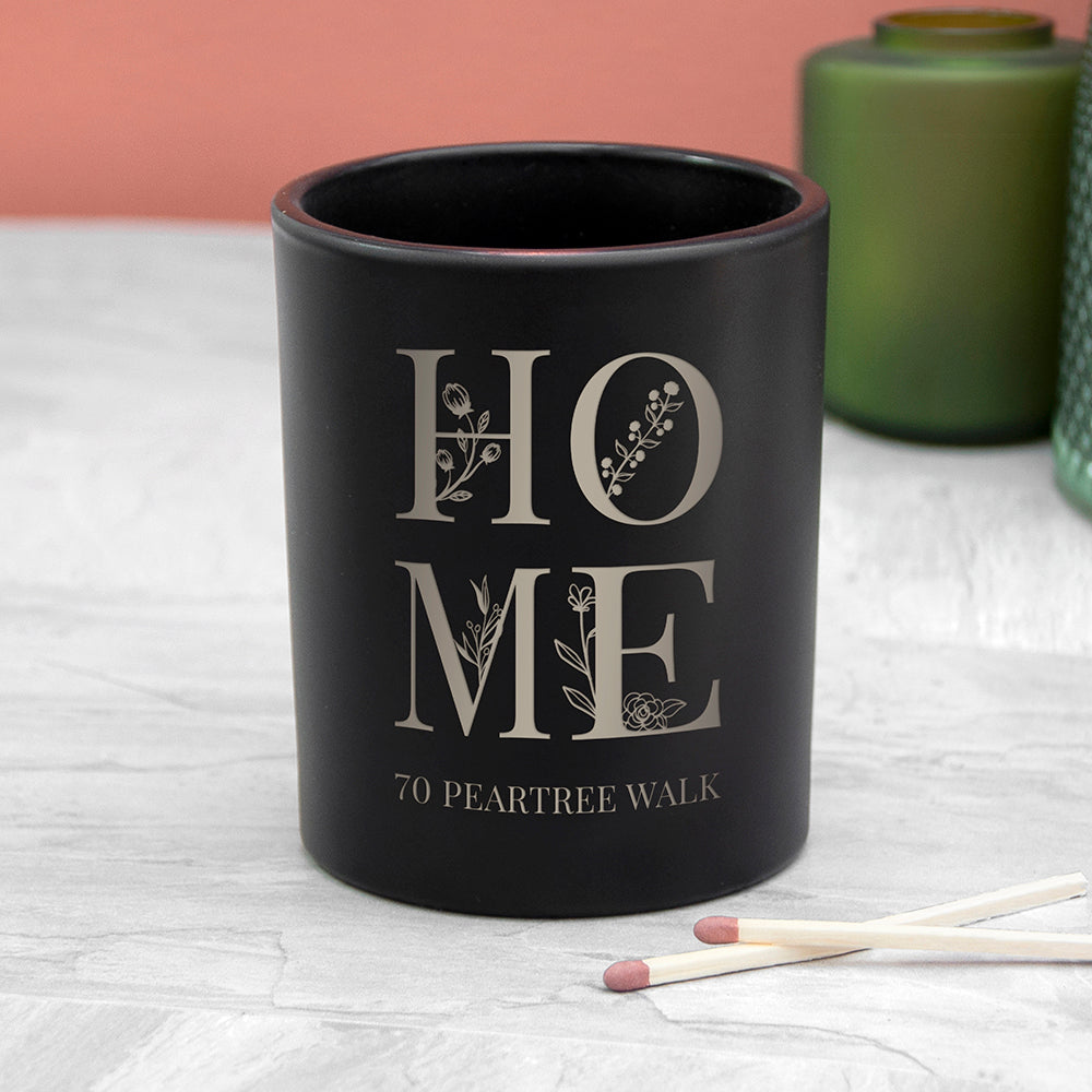 Personalised Home Candle Holder