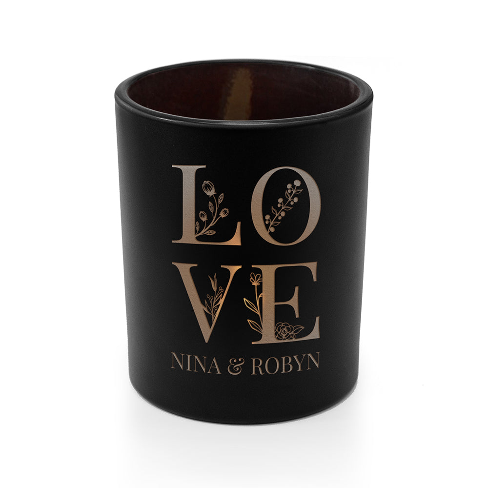 Personalised Love Candle Holder