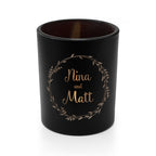 Personalised Couples Wreath Candle Holder