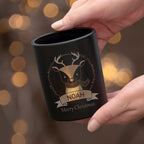 Personalised Cute Reindeer Candle Holder